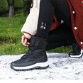 thumbnail image 5 of POROPL Snow Boots for Women Mid Calf Winter Fleece Shoes,Boots for Women Size 6, 5 of 9