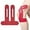 Red, variant on Sports Precut Kinesiology Tape for Knees - Breathable Elastic Sport Tape for Knee Stability and Muscle Support for Outdoor Fitness and Running