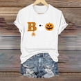 thumbnail image 3 of JYLPZYR Oversized Shirts for Women Women's Halloween Spi Der Print Crew Neck T Shirt T-Shirts for Women(White,XL), 3 of 4