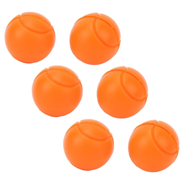 Racquet String , Tennis Racket Vibration Dampeners Ball Shape 6 Pcs Effective Protection For Training White,Fluorescent Yellow,Orange