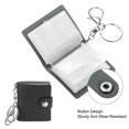 thumbnail image 3 of 1 Pcs Personalized Leather Mini Photo Album Keychain with 10 Pictures, Black, 3 of 6