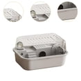 thumbnail image 6 of Bothyi Habitat Hamster Cage Castle Breathable with Openable Top Small Animal Cage House grey, 6 of 8