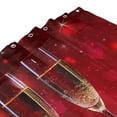 thumbnail image 6 of JOOCAR Valentine's Day Shower Curtain for Bathroom Romantic Rose Love Hearts Champagne Couple Cover Bathtub Shower Curtains for Bathroom Home Decor Red Bathroom Decor Supplies 72 x 72 inch, 6 of 7