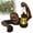 B, variant on 1Pc Clearance Under $15 Zombie Lantern Figurine Zombie Lantern For Desk, Resin Zombie Lantern Battery (E)