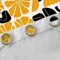thumbnail image 4 of Homewish Bohemian Daisy Flowers Blackout Curtains,Classic Aesthetic Curtains Pack of 2 (42x84 Each),Orange Black, 4 of 6