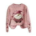 thumbnail image 5 of Zhanying Chandail d'Automne pour Femmes Col Rond Graphique Chandail pour Femmes Grande Taille Chandail Festif de Vacances, 5 of 5