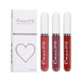 thumbnail image 2 of HHBEAUTY 3 Colors Matte Lip Mud,Velvet Lip Gloss Set Multi-Purpose Matte Lipstick, Waterproof Long Lasting Non-Sticky Gloss Smooth Pack Of 3 Lip Gloss Blush Makeup Set For Lips And Face, 2 of 3