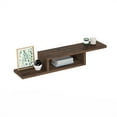 thumbnail image 4 of Furinno Indo Wall Mounted Floating Media Console, 47 Inch, Columbia Walnut, 4 of 6