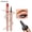 Light Coffee, variant on Micro Fork Tip Liquid Eyebrow Pen, Grey Color, Waterproof Smudge Proof Brow Pen, Cool Tone Natural Brows for Gray & Bleached Hair