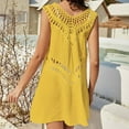 thumbnail image 5 of Eashery Women Beach Bathing Suit Loose Oversized Swimsuit Yellow XL, 5 of 5