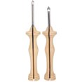 thumbnail image 4 of FLAMEEN DIY Punch Needle,Knitting Tools,2Pcs Punch Needle Embroidery Kit Wooden Handle Yarn Needle DIY Hand‑Made Knitting Tools, 4 of 8
