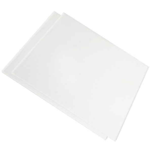 2x Feuilles Acrylique Panneau Transparent Panneaux Plexiglas Sable Modèle  DIY 5mm 