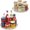 2 Pack, variant on 4 Pack Lazy Susan Organizer, 9.25 inch Lazy Susan Turntable for Cabinet Table Top Refrigerator, Rotating Organizers for Pantry Fridge, Clear
