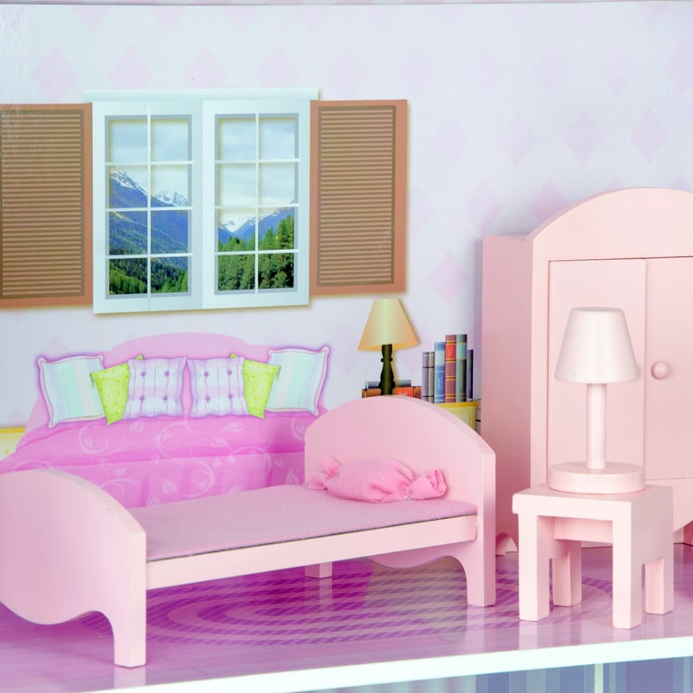 Teamson Kids Olivia's Dreamland Tiffany Dollhouse, Pink photo 7