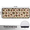thumbnail image 5 of Kitchen Rugs Sets Of 2,Beige Christmas Gift Pattern Anti Fatigue Kitchen Mat Rugs Non Slip Washable,Decorative Kitchen Floor Mats for Kitchen,Sink,Laundry,17"x47"+17"x47", 5 of 5
