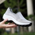 thumbnail image 3 of 1 par de zapatos deportivos de mujer zapatos de senderismo al aire libre zapatos de moda para correr (gris), 3 of 6