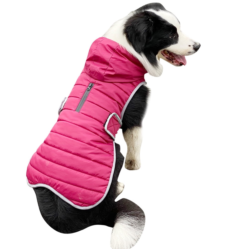 Dog Hoodie Dog Fleece Coat with Hat Pet Winter Clothes,,l，G116338