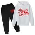 thumbnail image 1 of FhsagQ Tenues pour Garçons Automne et Hiver Ensemble à Capuche Imprimé Décontracté Manches Longues Rouge 5-6 Ans, 1 of 2