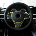 thumbnail image 2 of Car Steering Wheel Panel Decor Cover Trim Sticker for BMW 3 Series E87 E90-E93, 2 of 9