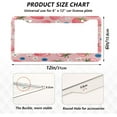 thumbnail image 4 of GZHJMY Strawberries Blueberries License Plate Frames Set of 2, Universal Aluminum License Plate Holders 2 Holes Car Tag Frames Automotive Exterior Accessories with Screw Caps Decorative, 4 of 7