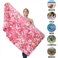 thumbnail image 3 of Beach Towel, Microfiber Sand Free Beach Towel, Lightweight, Quick Dry(55" x 27.5") for Adults,Men,Women,Kids Swimming, Sports, Beach, Fitness room,Outdoor Traveling on Vacation, 3 of 6