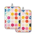 thumbnail image 7 of Yayeee Pot Holders Kitchen Heat Resistant with Pocket 7"x9.8" Cotton Oven Cooking Hot Pads, Colorful Circles, 7 of 7