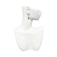 thumbnail image 2 of Delight Jewelry Silvertone I Love Volleyball - Red Heart Silver tone Infinity French Earrings, 2 of 4