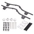 thumbnail image 1 of LCG Kit de chasis de fibra de carbono, ajuste de centro de gravedad bajo, distancia entre ejes, accesorios RC para Axial SCX10 II 90046 90047, 1 of 8