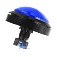 thumbnail image 4 of Botón de empuje para juegos redondo de 98mm, interruptor iluminado LED de 12V con microswitch para arcade, azul, 1 pieza, 4 of 5