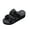 Black, variant on Gold Ladies Summer Fashion Round Head Comfy Slippers Beach Casual Slipsole Shoes Comfortable Lightweight