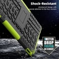 thumbnail image 3 of For F I R E HD 10 Tablet Case 2021, Heavy Duty Dual Layer Shockproof Impact Resistance Kickstand Protective Case Compatible with Fire HD 10 Case & 10 Plus 11th Generation Not for IPad 10.1, 3 of 7