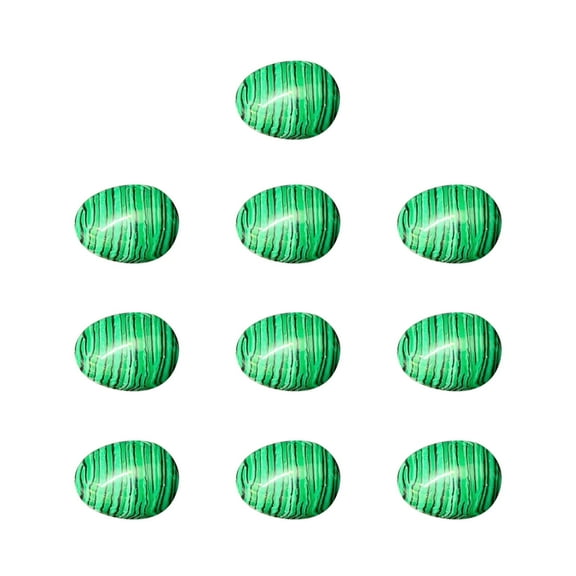 OEFNTAC Crystal Mini Easter Egg 10PC Polished Bird Egg Collection Decorative Stone Crystal Healing Gem Egg Set Spring Home Office Table Kids Birthday Display DIY Festival Party 0.79in