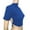 Shirts-899Blue, variant on Going Out Tops for Women Slim Fit High Neck Short Sleeve Tops Trendy Cute Tops Side Drawstring Ruched Detail Club Wear