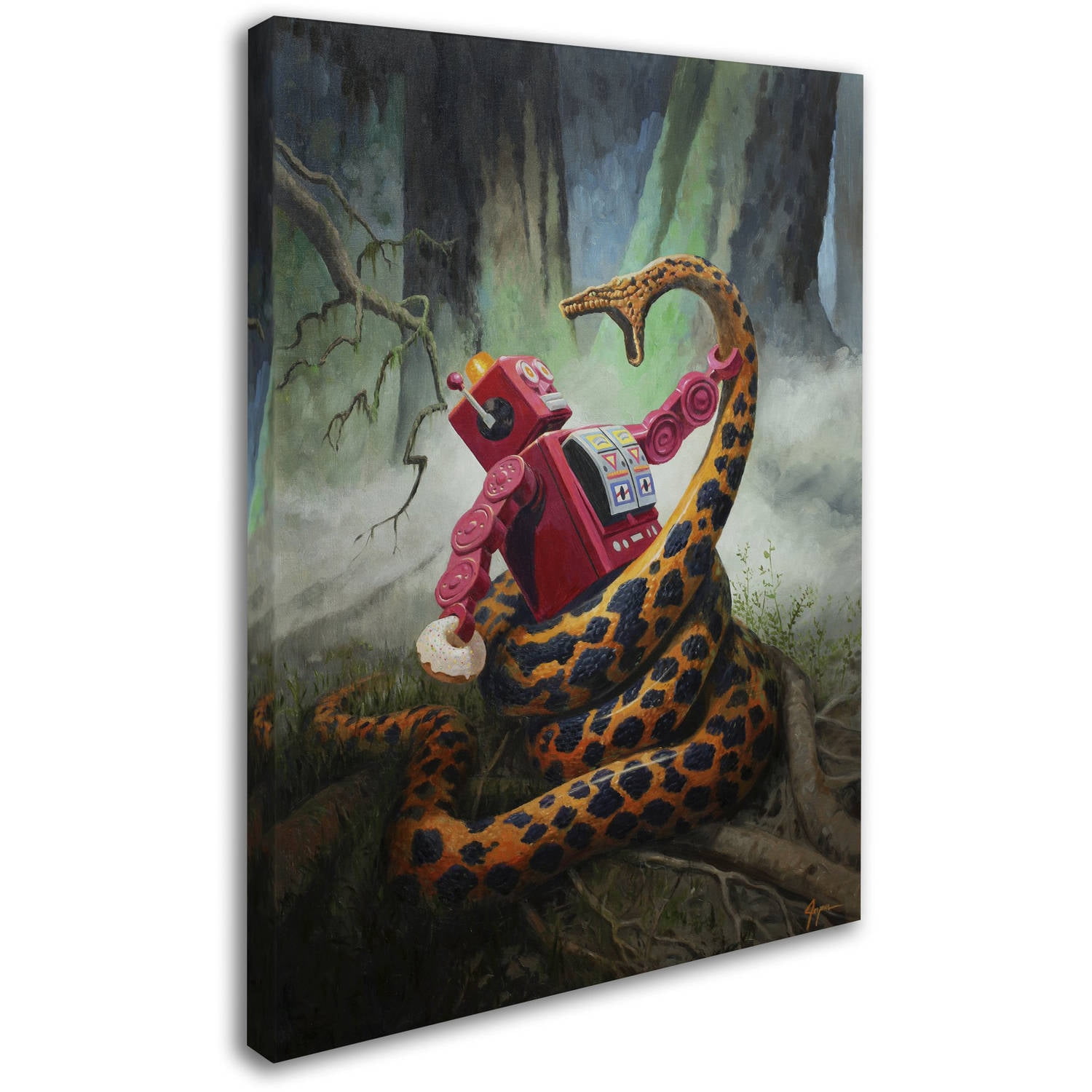 Trademark Fine Art "All Wrapped Up Again" Canvas Art by Eric Joyner