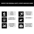 thumbnail image 3 of All-Weather Whistle Wind Storm Saftey Whistle, Black, 3 of 6