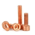 thumbnail image 3 of (2pcs) T2 Purple Copper Socket Head Cap Screws , M12x35mm, 3 of 5