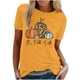 thumbnail image 1 of Tops Para Mujer Blusa Casual Elegante Camisas Cuello Redondo Estampado de Otoño Camiseta de Manga Corta Odeerbi  ODB170444, 1 of 4