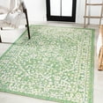 thumbnail image 4 of JONATHAN Y SANTA MONICA 5 x 8 Area Rug, Malta Bohemian Medallion Textured Weave - Cream/Green, SMB104F-5, 4 of 11