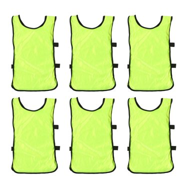 US Games Numbered Pinnies (Set Of 12) - Youth Size, Nylon, For Gym Class, Sports Practice, Team Games