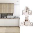 thumbnail image 1 of IFANLANDOR 10Ud Bisagras De Marco Para Muebles Plata Metal Resistente Y Duradero, 1 of 6
