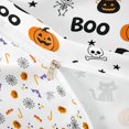 thumbnail image 4 of Homewish Boo Pumpkin Duvet Cover Queen for Kids, White Skull Bat Star Halloween Queen Bedding, Halloween Reversible, 3pcs, 1 Duvet Cover and 2 Pillowcases, 4 of 6