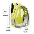 thumbnail image 2 of Mochila de Viaje para Perros Pequeños Malubero Amarilla Malu2078, 2 of 3