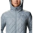 thumbnail image 4 of Columbia Women's Copper Crest Hooded Jacket, Tradewinds Grey, 3X Plus, 4 of 9