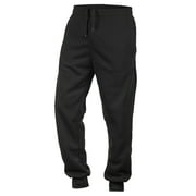 Men's Fleece Lined Jogger Draw String Sweat Pants Running Active Sports 2 Side Pockets