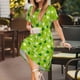 thumbnail image 3 of Disketp St Patrick's Day7 para Vestido de Manga Corta para Mujeres, Vestidos de Verano para Mujeres, Casual y Holgado para la Playa, 3 of 6