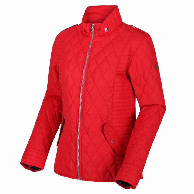 Regatta - Chaqueta Carita Acolchado para Mujer (Rojo Real)