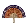 thumbnail image 2 of Handwoven Palm Leaf Fan, Seagrass Wall Hanging Decor, Versatile Waving Fan for Home and Boho Style Decor, 2 of 6