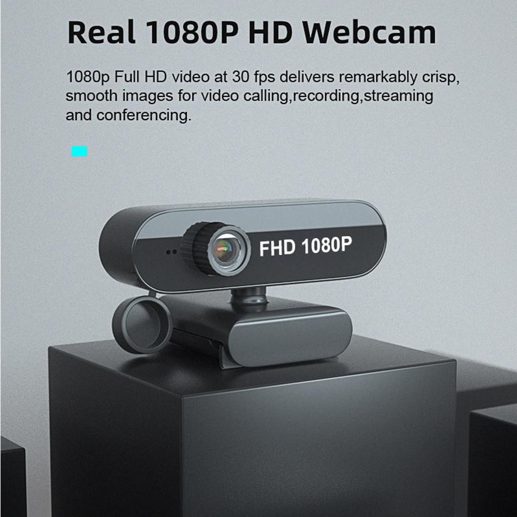 Tizuqe 1080P Webcam Microphone Web Camera for Computer Laptop Desktop Laptop Autofocus