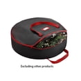 thumbnail image 2 of Naiovety Bolsa de almacenamiento de de árbol de Navidad segura y organizada de poliéster para fácil embalaje de gran capacidad Kits de decoración para fiestas Negro 30 pulgadas, 2 of 6