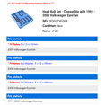 thumbnail image 2 of Head Bolt Set - Compatible with 1999 - 2000 Volkswagen EuroVan, 2 of 2